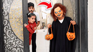 خفنا من شاكي يبيع حلويات الهالوين السحريه ! لولو
