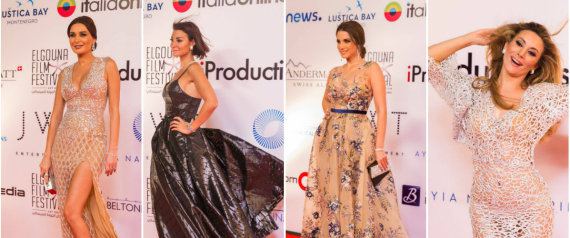 إطلالات النجمات في مهرجان الجونة السينمائي.. من صاحبة الفستان الأرق؟ ومَن الأجرأ؟