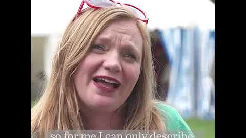 Rev Kate Bottley on Greenbelt Festival