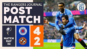 [EN] Post-match reactions! | Rangers 4 - 2 Dundee United