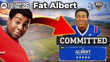 I Put Fat Albert in College Football 26! (Road to Glory)