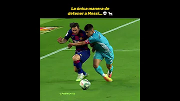 La única manera de detener a Messi???????? #messi #shorts #football