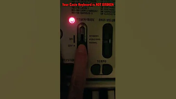 YOUR CASIO KEYBOARD IS NOT BROKEN - HOW TO FIX CASIO KEYBOARD