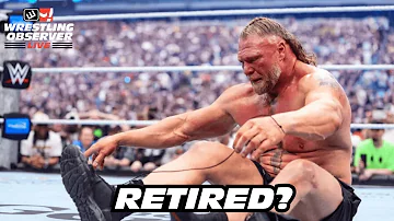 هل اعتزل بروك ليسنر في مهرجان WWE ريسلمانيا 42؟ | مراقب المصارعة المباشر