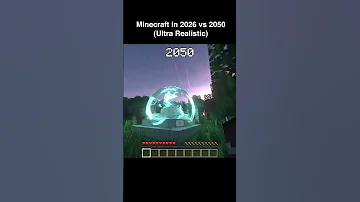 Minecraft in 2026 vs 2050 - Ultra Realistic #minecraft