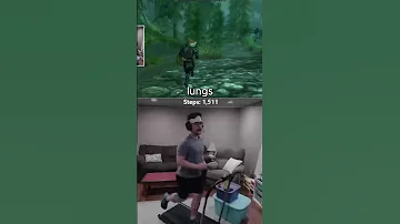 [ZH] 在跑步机上跑遍天际！ #shakemistake #fitnessgaming #skyrim