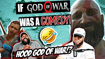 رد فعل INTHECLUTCH على @itsreal85thegoat لو كانت لعبة God of War كوميديا!