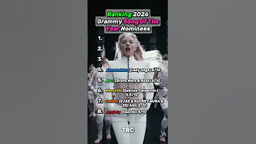 [ZH] 2026 年格莱美年度歌曲提名名单！ #rap #music #grammys #2026 #sza #kendricklamar