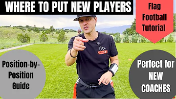 [EN] Training course on American youth football for new coaches | Where do they put the new players in attack?