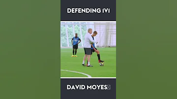 [EN] Defending 1v1 with David Moyes #shorts