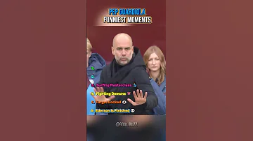 Funniest Pep Guardiola Moments in Football ???? #edit #shorts