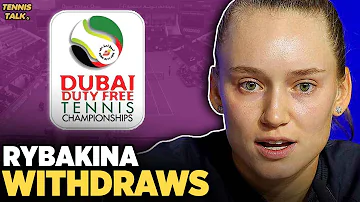 Rybakina Retires from Dubai Championships 2026 | Tennis News