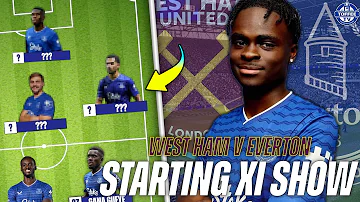 [EN] West Ham United vs Everton | Starting lineup