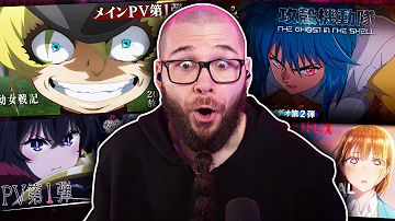 Anime Japan 2026 TRAILERS REACTION!!!