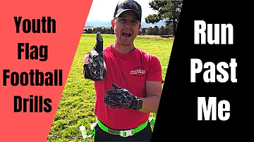 Youth Flag Football Drills - Wide Receiver & Cornerback skills - Top Defense Flag Football Drills