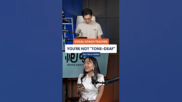 [EN] ARE YOU TONE DEAF? #vocalcoach #singing