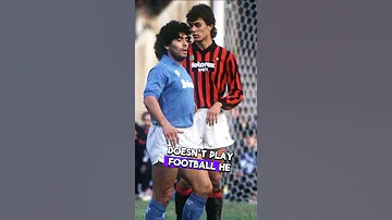 Maradona said Maldini doesn't play football #football #shorts #soccer