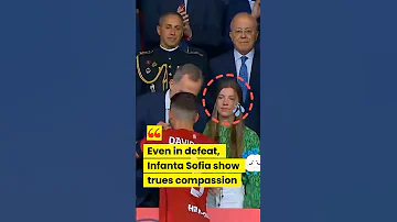 Even in defeat, Infanta Sofia shows true compassion! #royalspain #spain #sofia #familiarealespañola