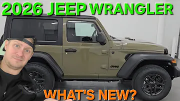 2026 JEEP WRANGLER 2 DOOR SPORT S 41 GREEN WHAT'S NEW 4K WALKAROUND 26J7