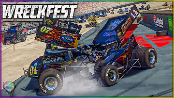 Sprint Car BRAWL at Bristol! | Wreckfest