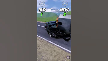 OLD Mercedes CLS VS NEW CLS BeamNG???? #gaming #automobile #beamngdrive #cars