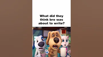 [EN] What did they think bro was about to write? ???? #shorts #nobru