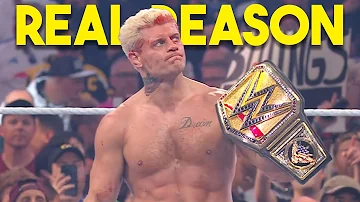[ZH] 科迪·罗兹 (CODY RHODES) 在摔角狂热 42 上无可争议地保住 WWE 冠军头衔的真正原因
