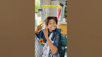 [HI] Haircut aur chotabhai✂️????| Indian family????|| #shorts #indian #relatable #funny #haircut #bachpan