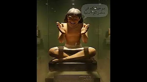 [ZH] #Advice_from_a_funny_Pharaonic_statue #Pharaonic_statue_speaking #new #trend #rmdesignflo55 #funny