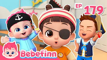 [EN] ????‍☠️ What Will We Do with Captain Brody?ㅣEP179ㅣSong for KidsㅣBebefinn Nursery Rhymes