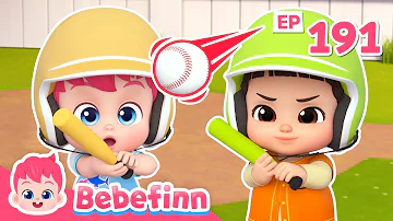 Let’s Play Baseball!ㅣEP191ㅣSong for KidsㅣBebefinn Nursery Rhymes