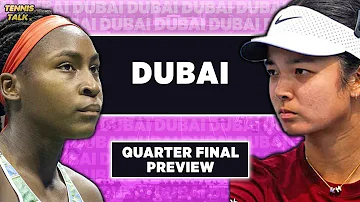 Gauff vs Eala | WTA Dubai 2026 QF | Tennis Talk Preview