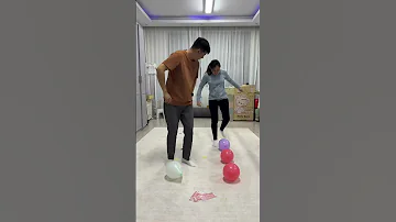 [ZH] 最适合在家玩的游戏，有趣的家庭游戏???? # Couple_fun #funny_videos #short_videos