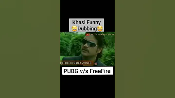 [EN] Pubg Vs FreeFire || Khasi Funny Dubbing || Khasi Funny Videos || #shorts