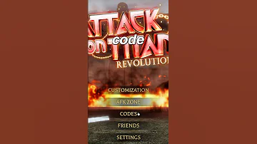[ZH] 进击的泰坦革命中的新代码#attackontitanrevolution