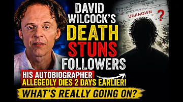 [EN] The death of David Wilcock shocks his followers - did his biographer die two days ago? What's going on?