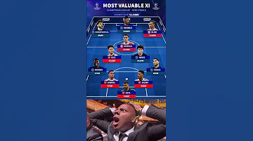 [EN] Most valuable lineup in the semi-finals of the 2026 Champions League #shorts