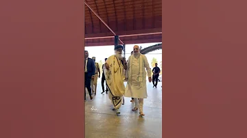 [HI] Sadhguru Welcomes Shri Amit Shah to Isha Yoga Center #Mahashivratri