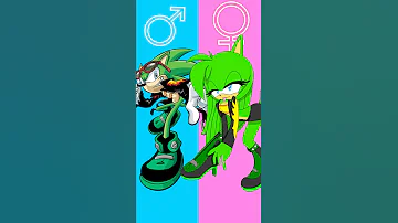 Scourge The Hedgehog Gender swap 2026 #shorts #sonicthehedgehog #genderswap