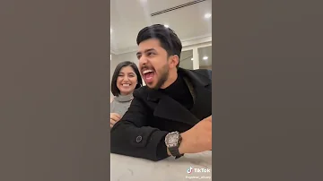 [HI] अब्बास अल-शैबानी के साथ टिक टोक क़मर अल-ताई। वो क़मर ???????? से जलते हैं