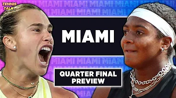 [EN] Sabalenka vs Baptiste | WTA Miami 2026 QF | Tennis Talk Preview