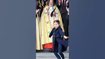 Princess Kate's sweet reaction to Charlotte's unexpected dance! ❤️ #royalfamily #charlotte #dance