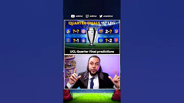 [ZH] 90 秒预测 UCL 四分之一决赛！ （第一站）????