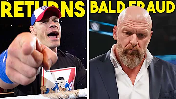 [ZH] 约翰·塞纳重返 WWE…戈德伯格对 HHH 感到愤怒…WWE 不要学习…摔跤新闻