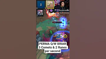 [ZH] 每秒 3 颗彗星残酷符文雕刻垃圾邮件（零冷却荆棘）#leagueoflegends #lolarena #briar