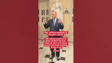 Jeffries FIRES BACK At WH Spox: “Get Lost” ???? #politics #news #usa