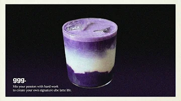 ube latte.