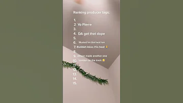 [EN] Ranking Music Producer Tags #rap #producer #hiphop #shorts