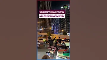 PSG Fans Take Over Dubai Streets! ???????????? | Wild Celebrations After UCL Win