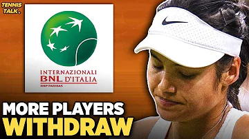 [EN] More Players Withdraw from Rome Open 2026 | Tennis News